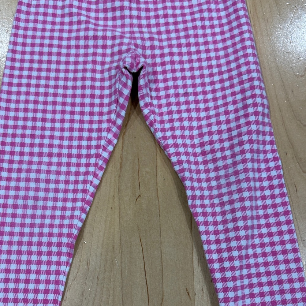 Polo Ralph Lauren Kids Pink Checkered Leggings - Picture 4 of 5